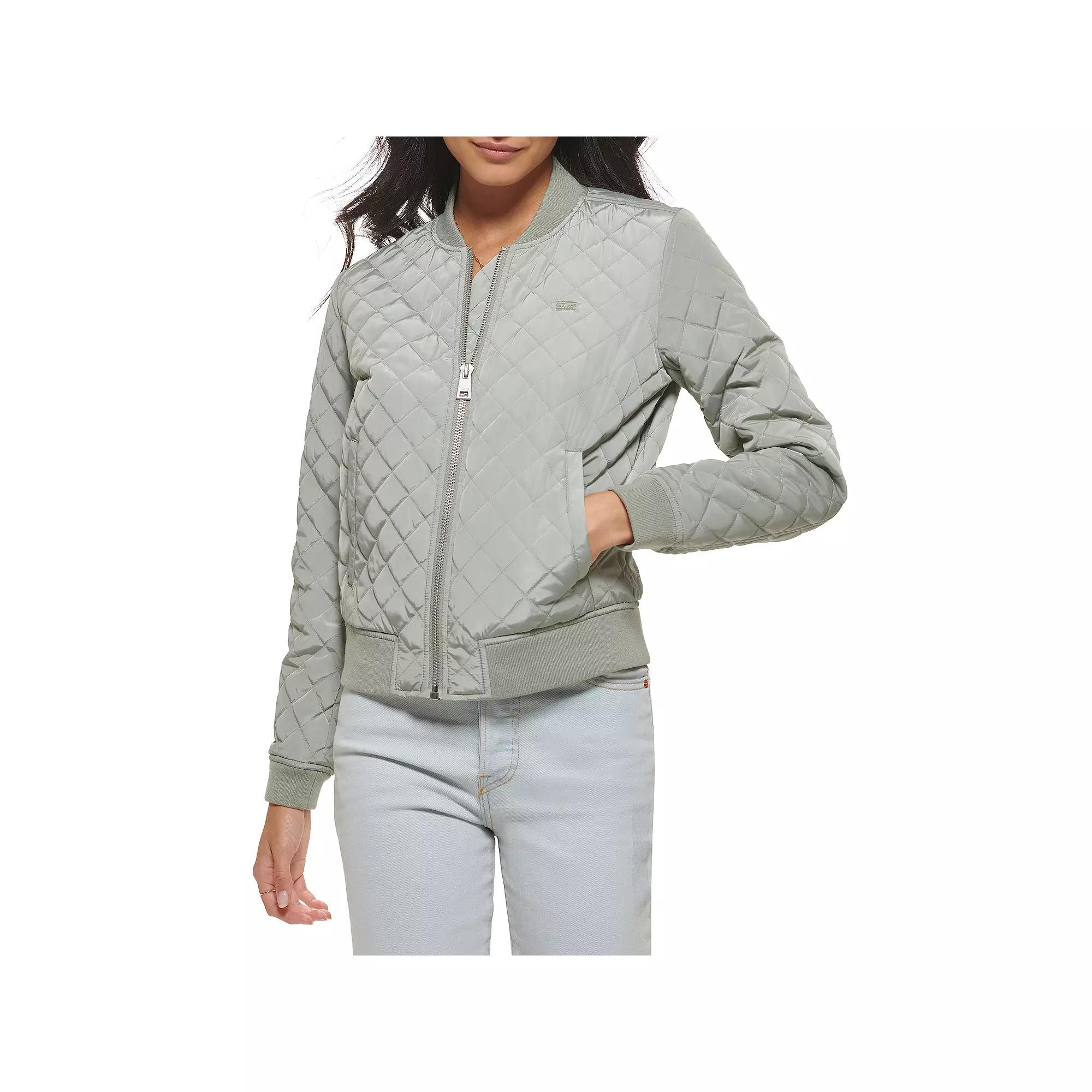 Women's Levi's® Diamond Quilted Bomber Jacket,  Product Image