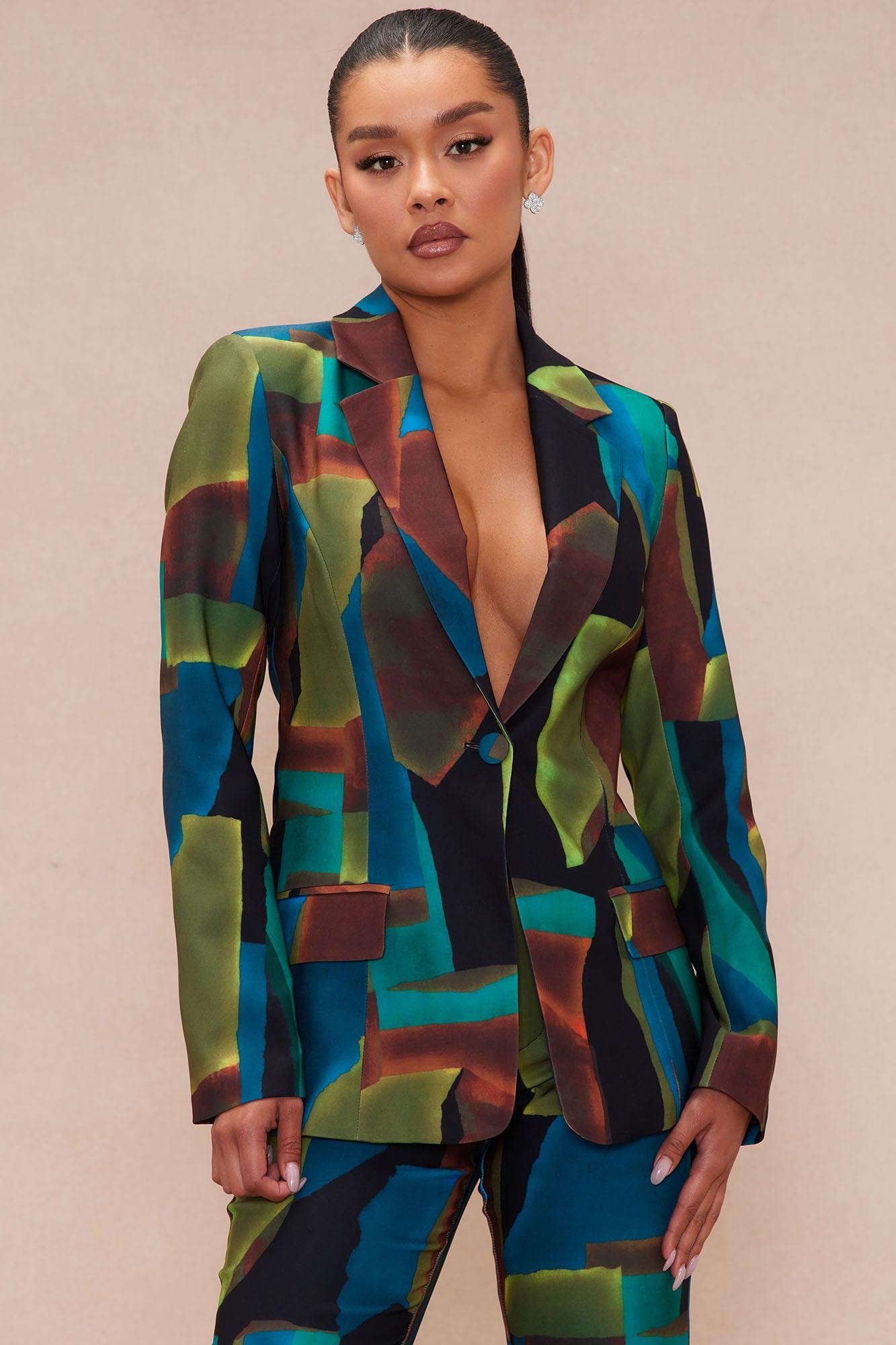 Mason Pant Suit Set - Blue/combo Product Image