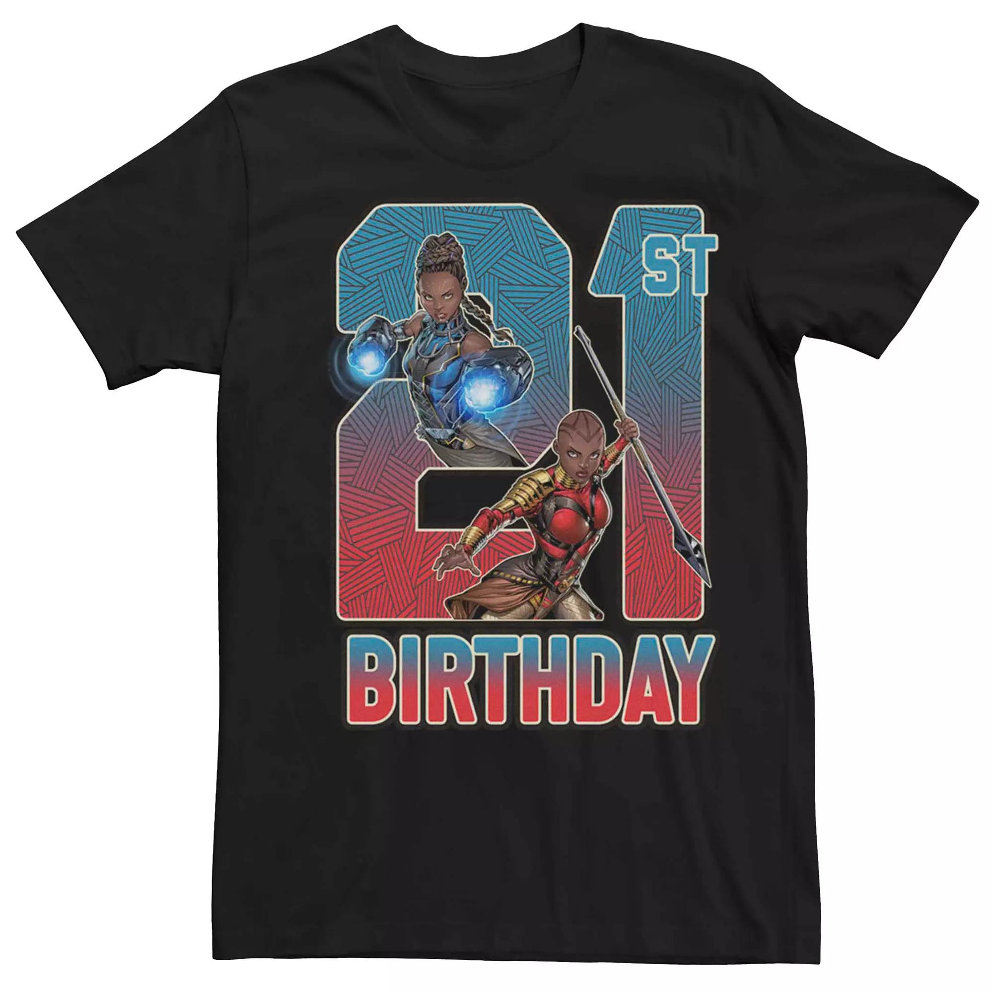 Men's Marvel Shuri Okoye 21st Birthday Tee,  Product Image