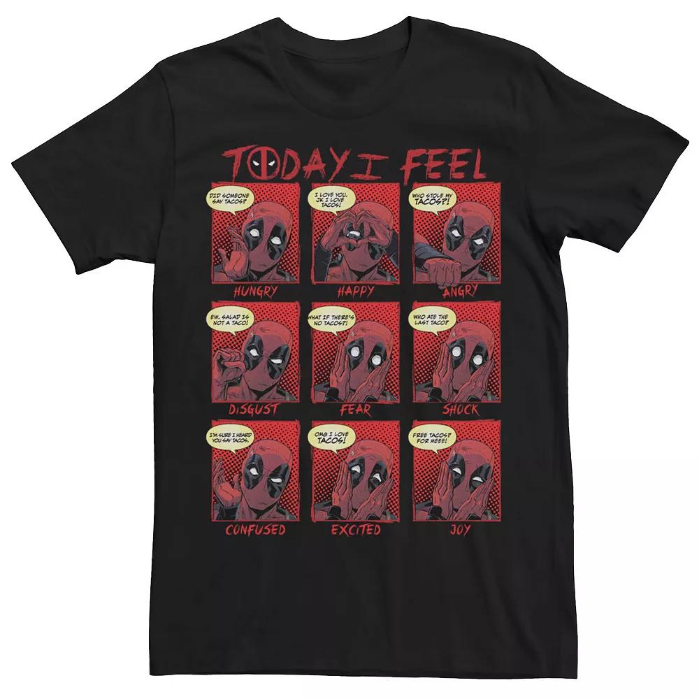 Men's Marvel Deadpool Taco Emotions Tee,  Product Image