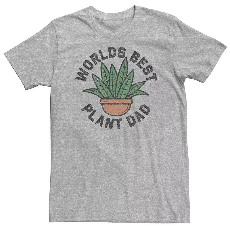 Big & Tall Father's Day "Worlds Best Plant Dad" Tee, Men's,  Product Image