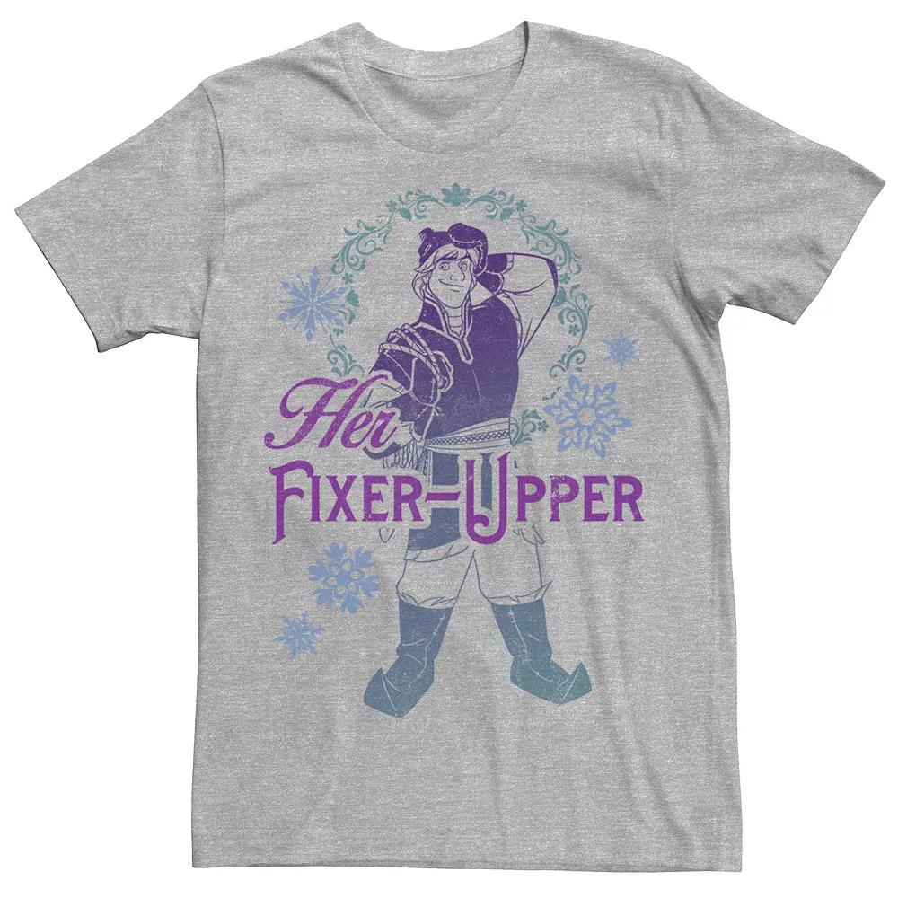 Disney's Frozen Kristoff Men's "Her Fixer-Upper" Gradient Portrait Tee,  Product Image