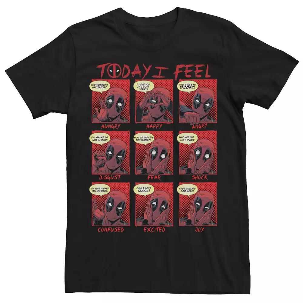 Men's Marvel Deadpool Taco Emotions Tee,  Product Image