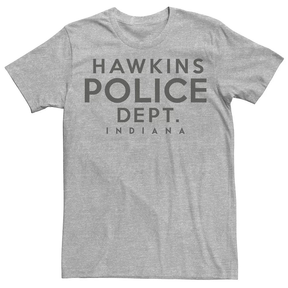 Men's Netflix Stranger Things Hawkins Police Dept. Indiana Tee,  Product Image