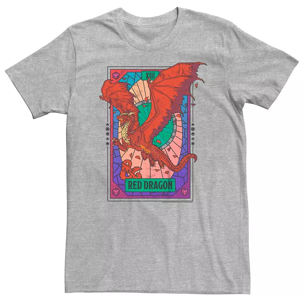 Big & Tall Dungeons & Dragons Red Dragon Tarot Tee, Men's,  Product Image