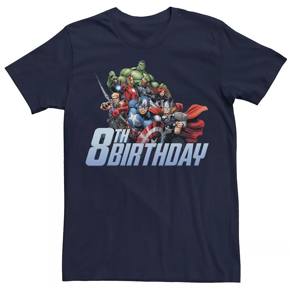 Men's Marvel Avengers Team 8th Birthday Tee,  Product Image
