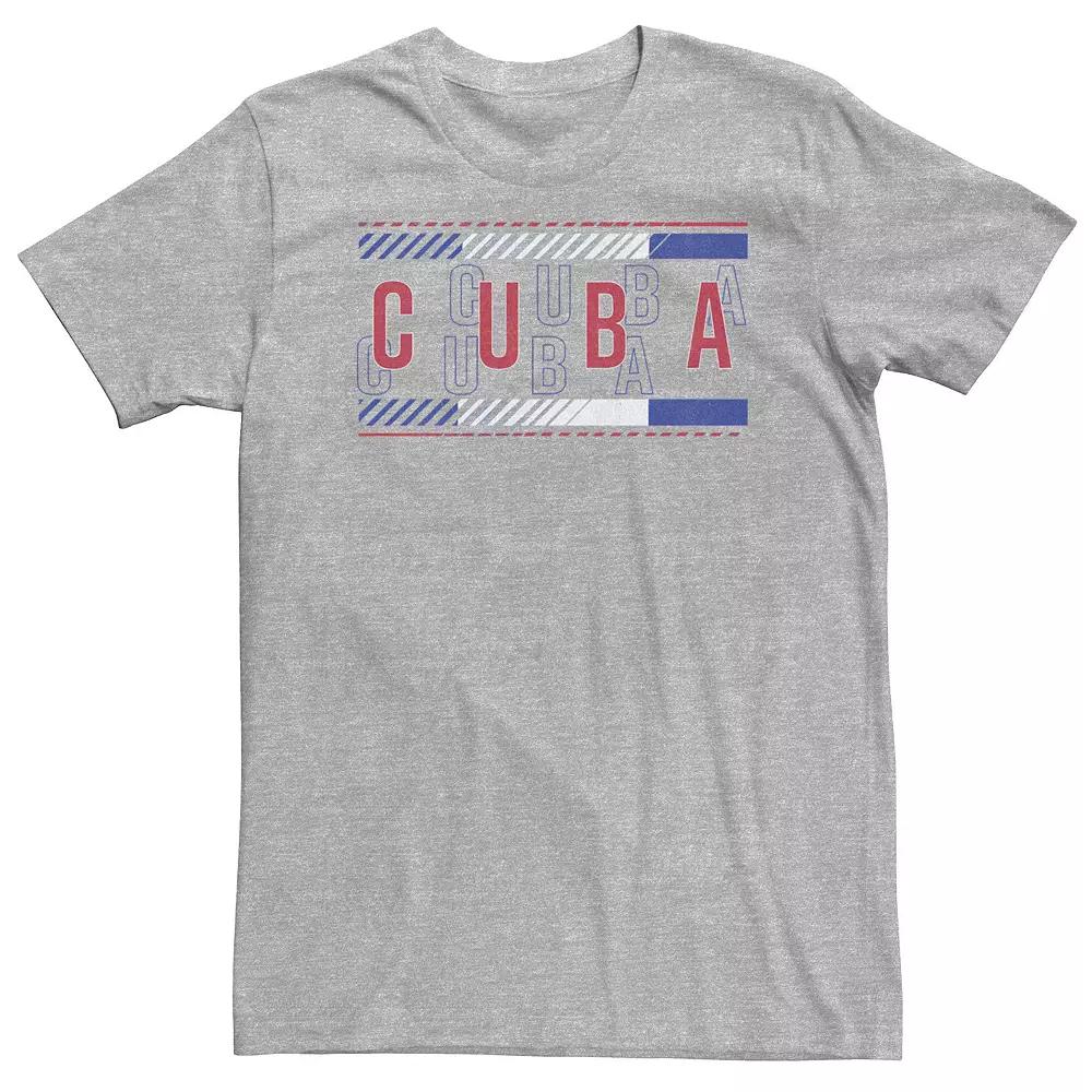 Big & Tall Fifth Sun Cuba Text Overlay Tee, Men's,  Product Image