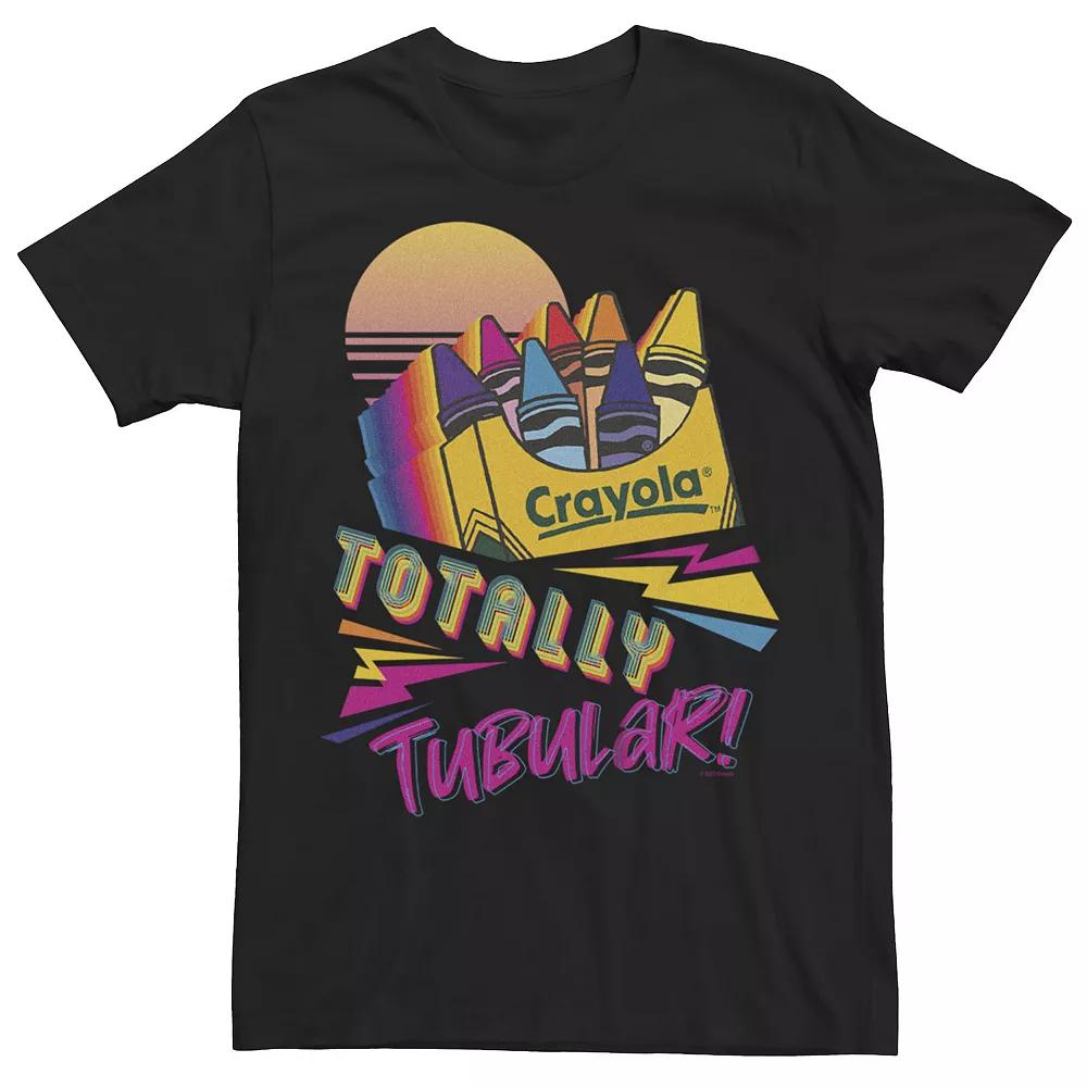 Men's Crayola Totally Tubular Graphic Tee, Size: Large, Black Product Image