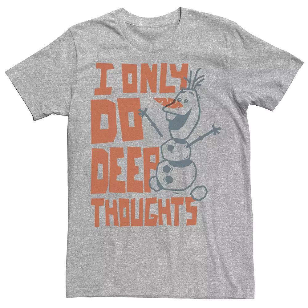 Men's Frozen Two Deep Thoughts Text Tee,  Product Image