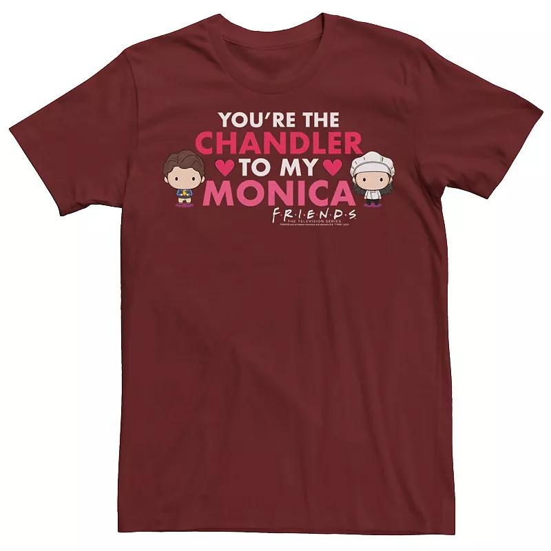 Men's Friends The Chandler To My Monica Tee, Size: Large, Red Product Image
