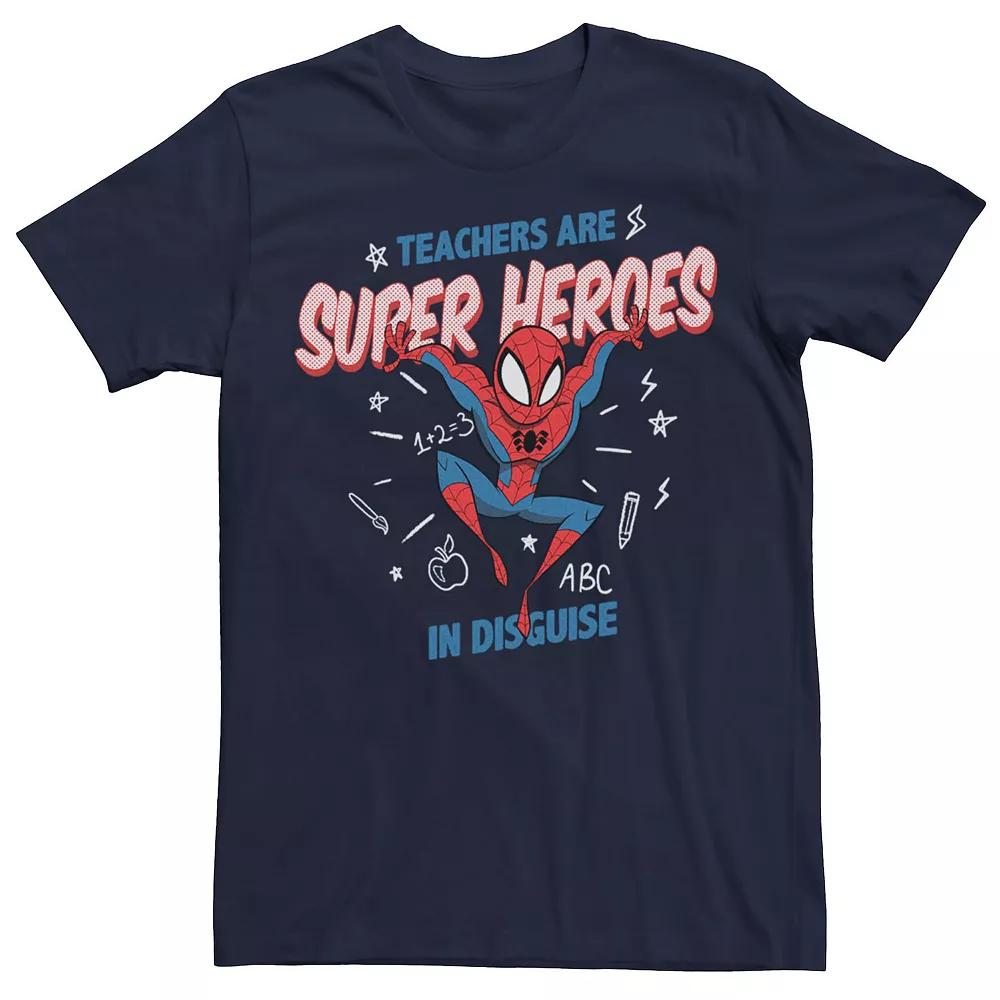 Men's Marvel Spider-Man Teachers Are Super Heroes Tee,  Product Image
