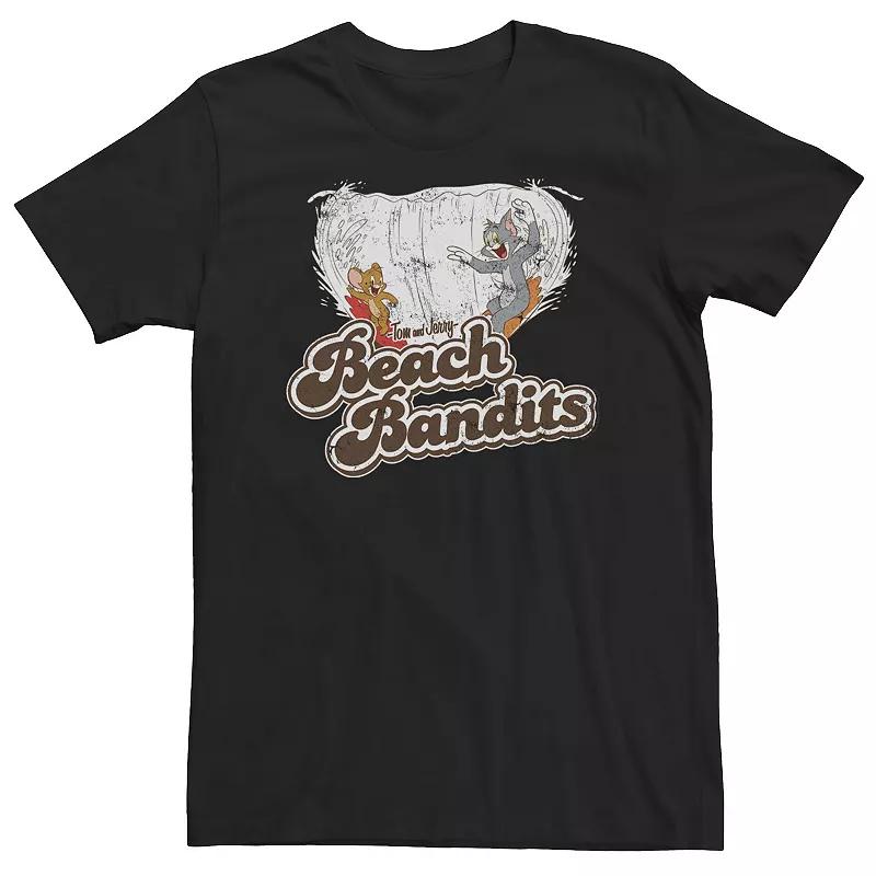 Big & Tall Tom & Jerry Beach Bandits Tee, Men's,  Product Image