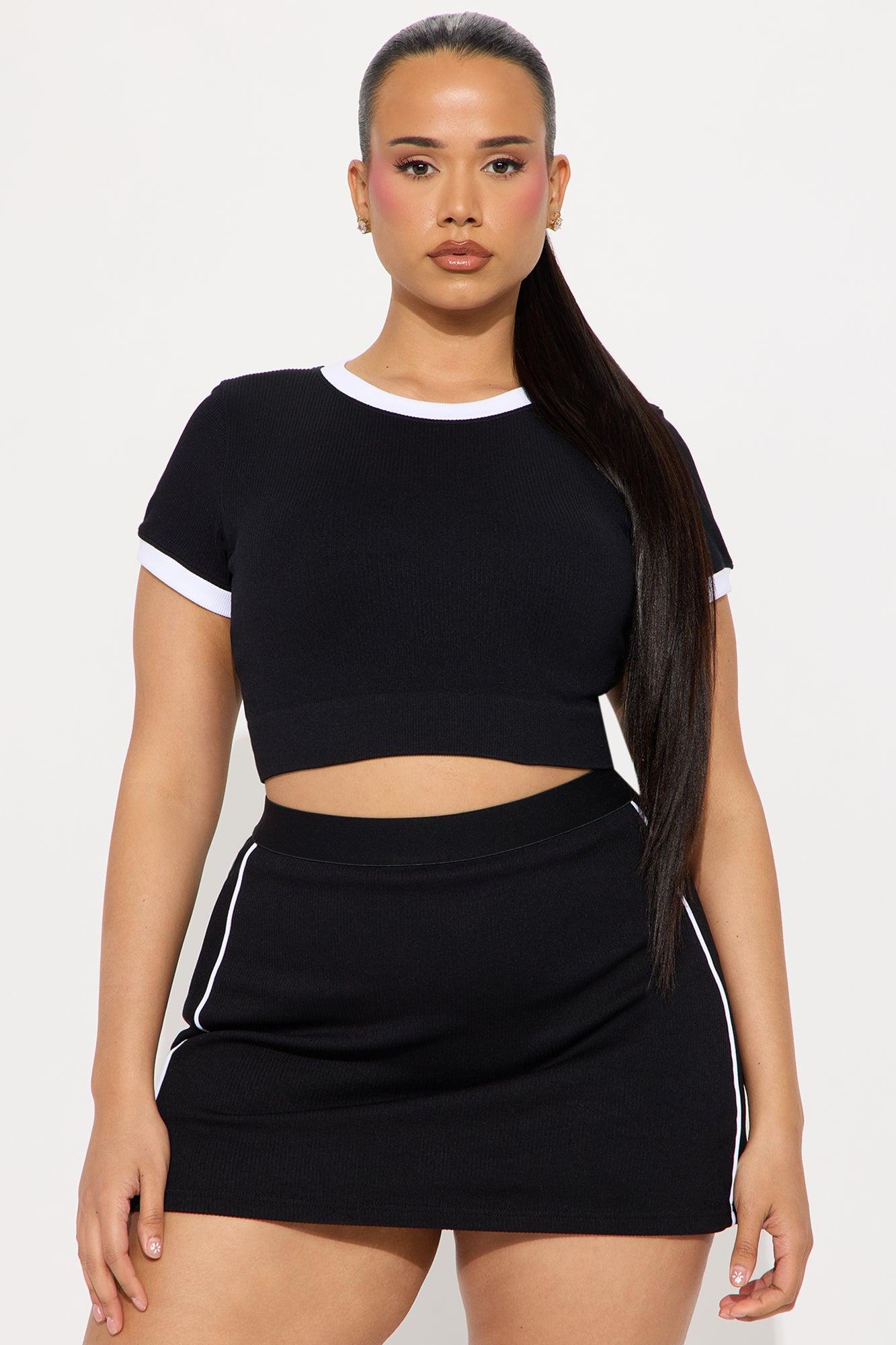 Members Only Effortless Seamless Active Top - Black Product Image