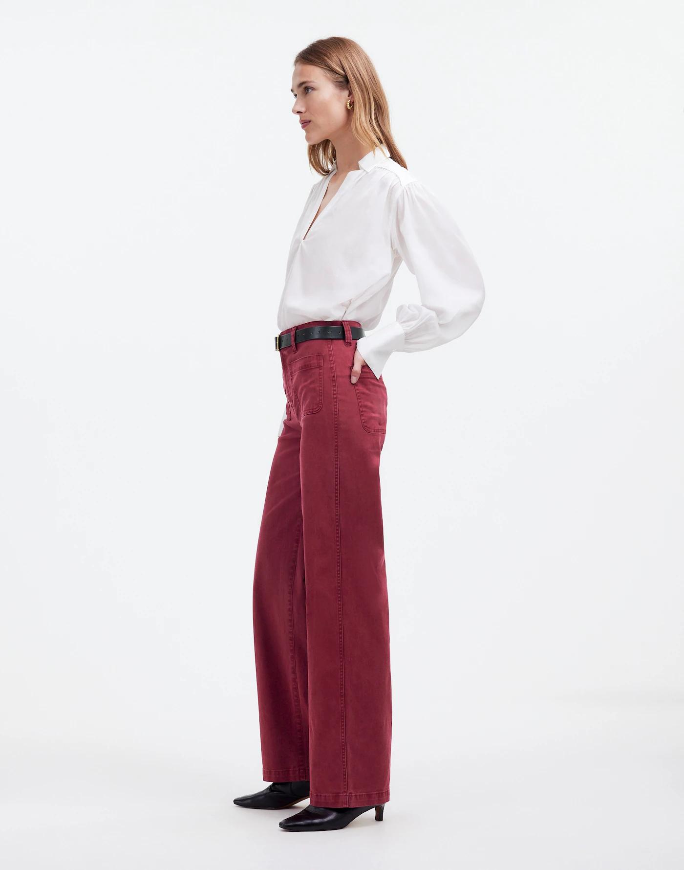 The Emmett Wide-Leg Pant: Patch Pocket Edition Product Image