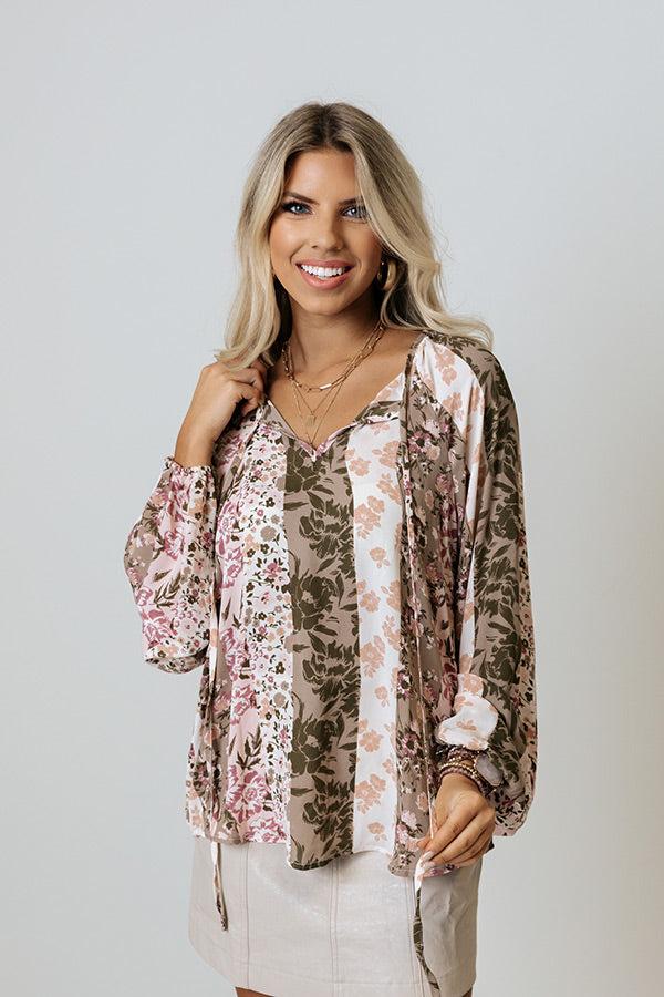 Drive Them Wild Floral Shift Top Product Image