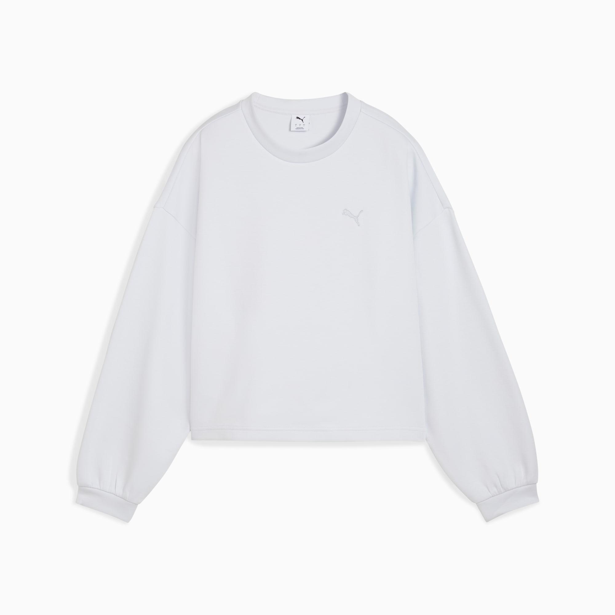 PUMA Wardrobe Essentials Women's Oversized Crew Neck Sweatshirt Product Image