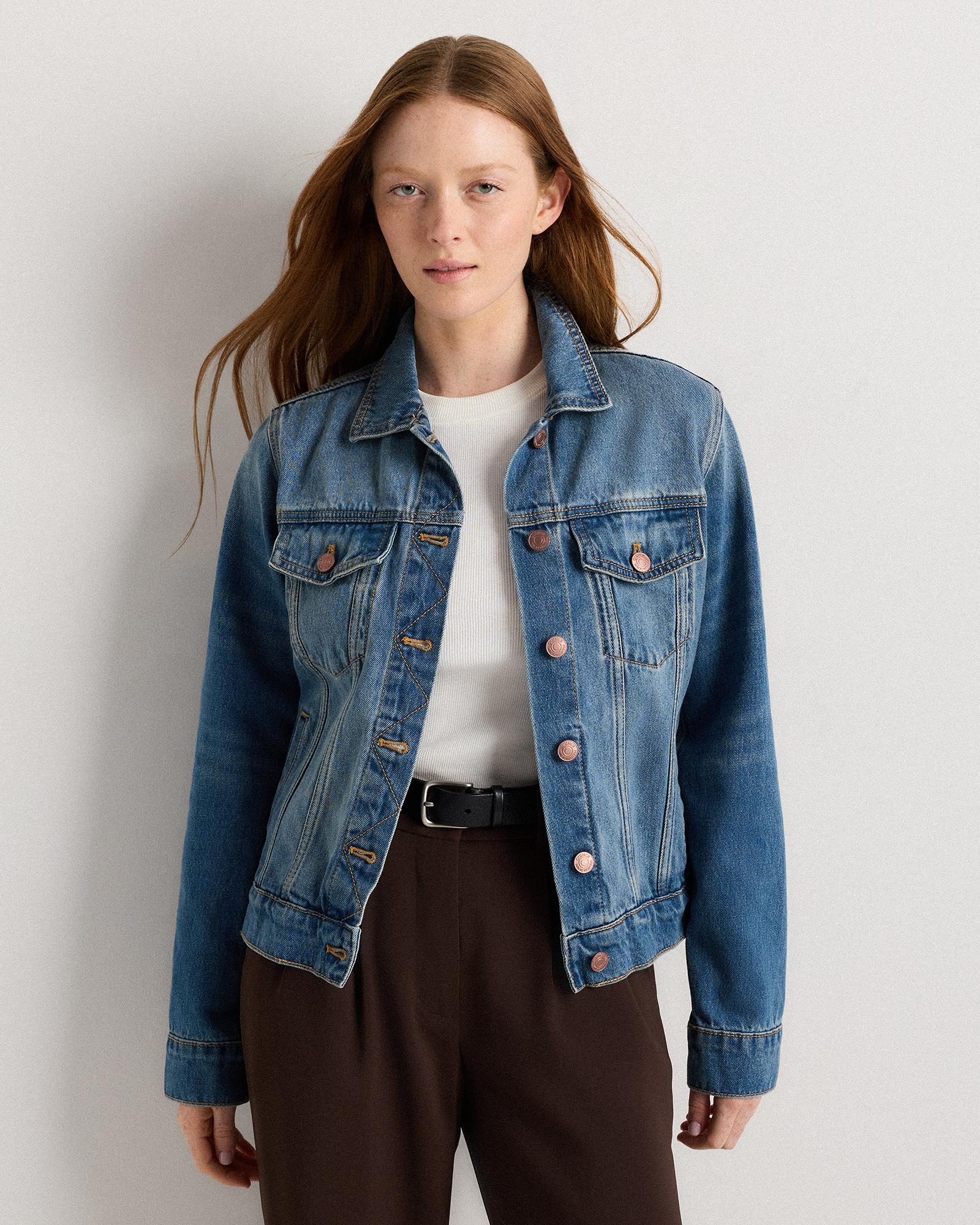 Quince | Women's Denim Jacket Size XS, Cotton Product Image