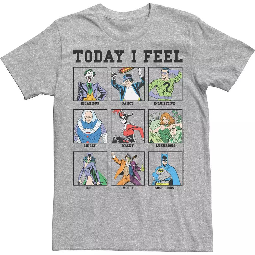 Men's DC Comics Batman Villains Today I Feel Emotional Box Up Tee,  Product Image