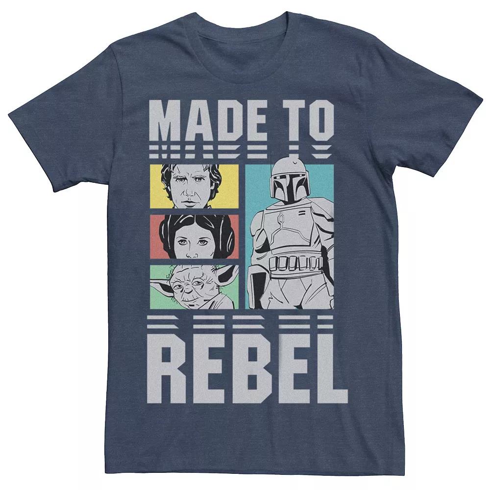 Big & Tall Star Wars Made To Rebel Characters Graphic Tee, Men's,  Product Image