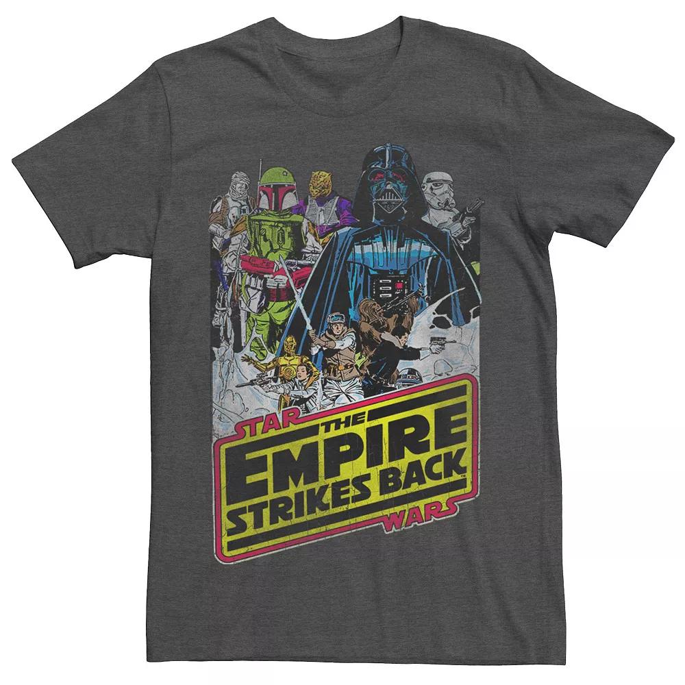 Men's Star Wars The Empire Strikes Back Cartoon Poster Tee,  Product Image