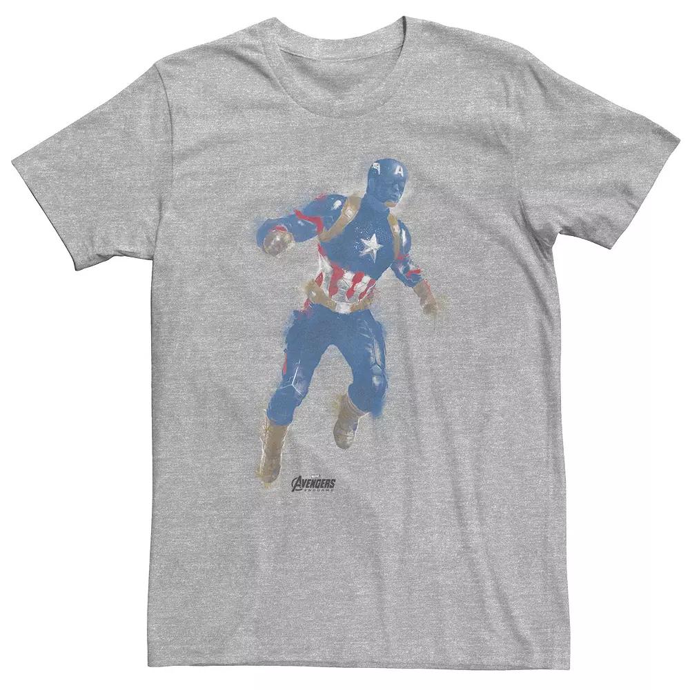 Big & Tall Marvel Avengers Endgame Captain America Graphic Tee, Men's,  Product Image