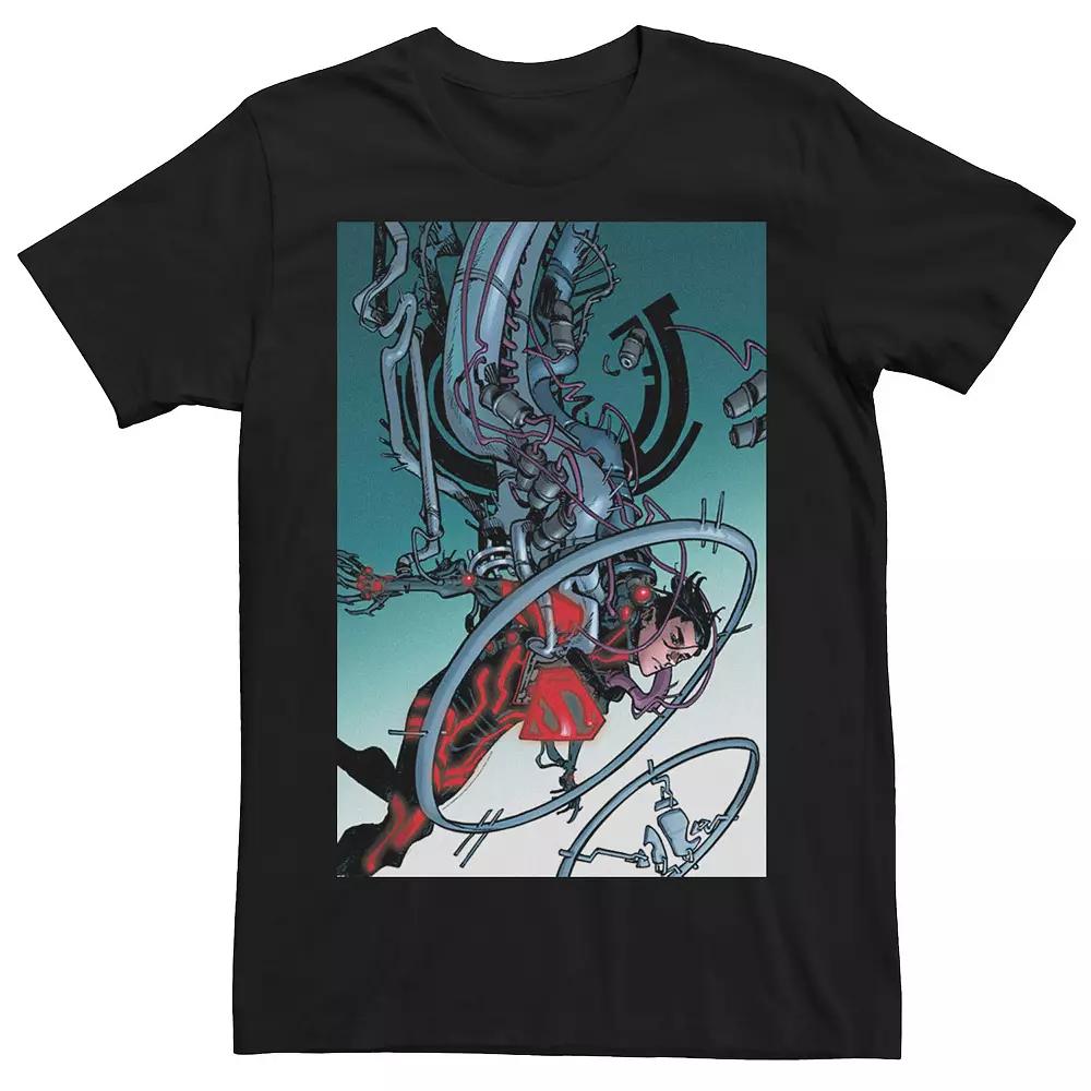 Men's DC Comics Superman Concept Portrait Graphic Tee, Size: XL, Black Product Image