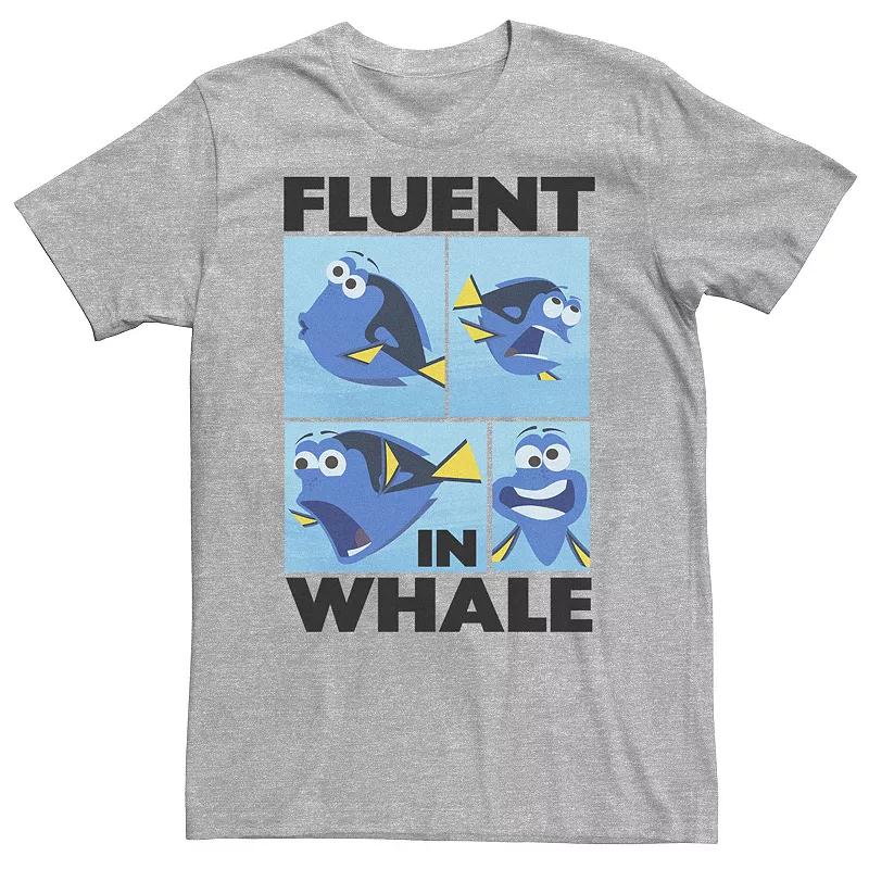Big & Tall Disney / Pixar Finding Dory "Fluent in Whale" Tee, Men's, Size: 3XL, White Product Image