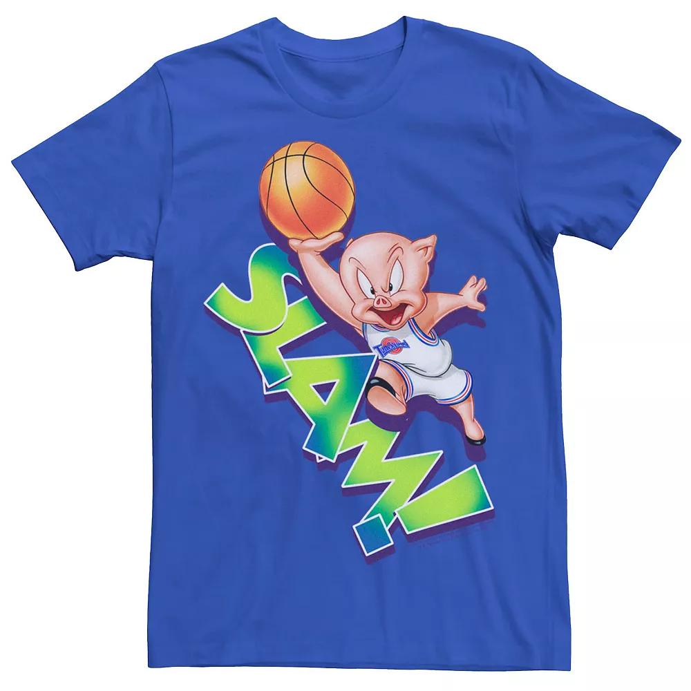Men's Space Jam Porky The Pig Slam Tee,  Product Image