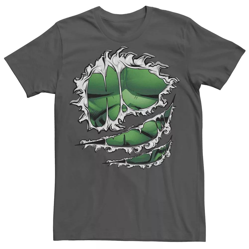 Men's Marvel Hulk Chest Torn Shirt Tee,  Product Image