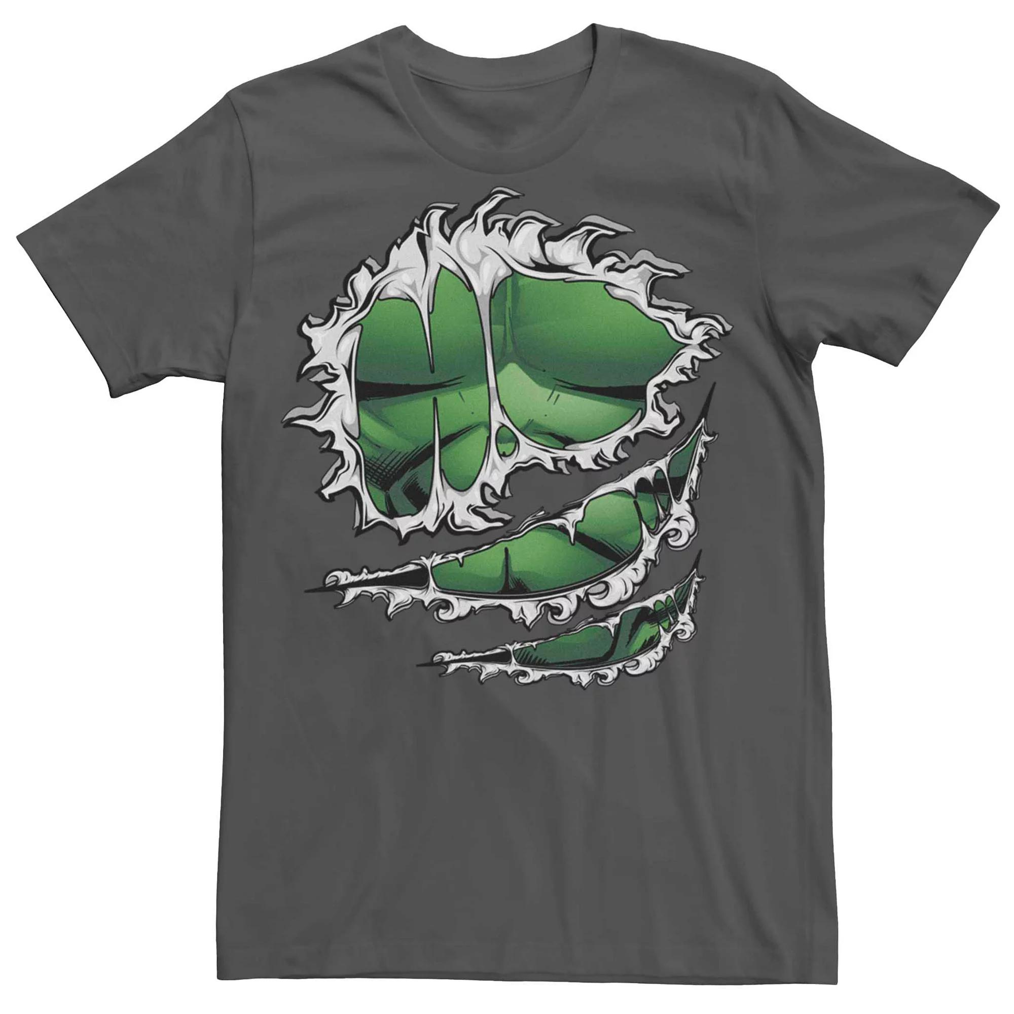 Men's Marvel Hulk Chest Torn Shirt Tee,  Product Image