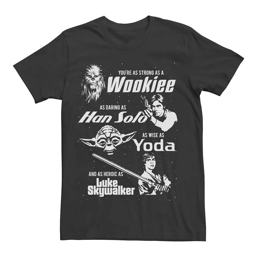 Men's Star Wars Dad Attributes Graphic Tee, Size: Medium, Black Product Image