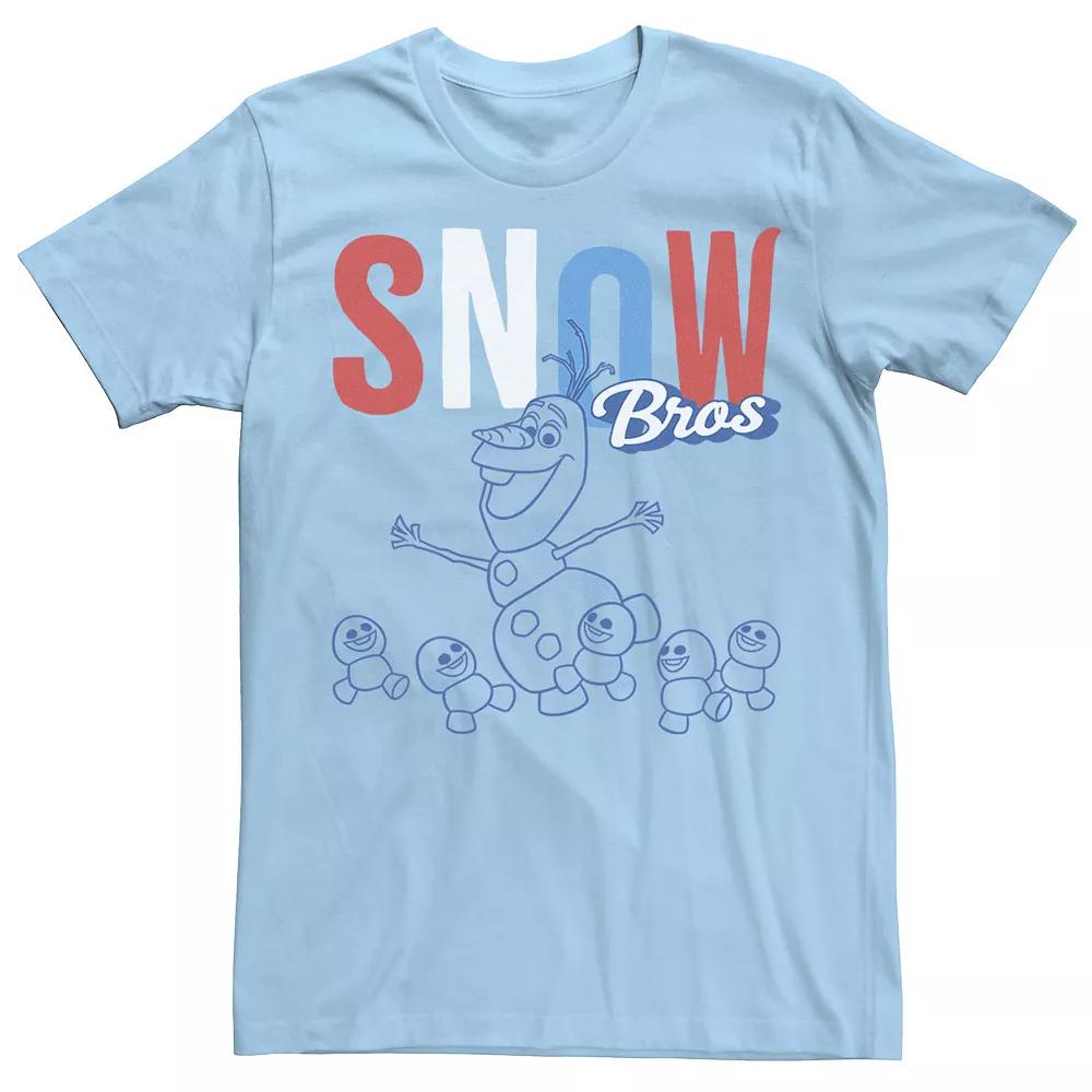 Men's Frozen Olaf Snow Bros Short Sleeve Tee,  Product Image