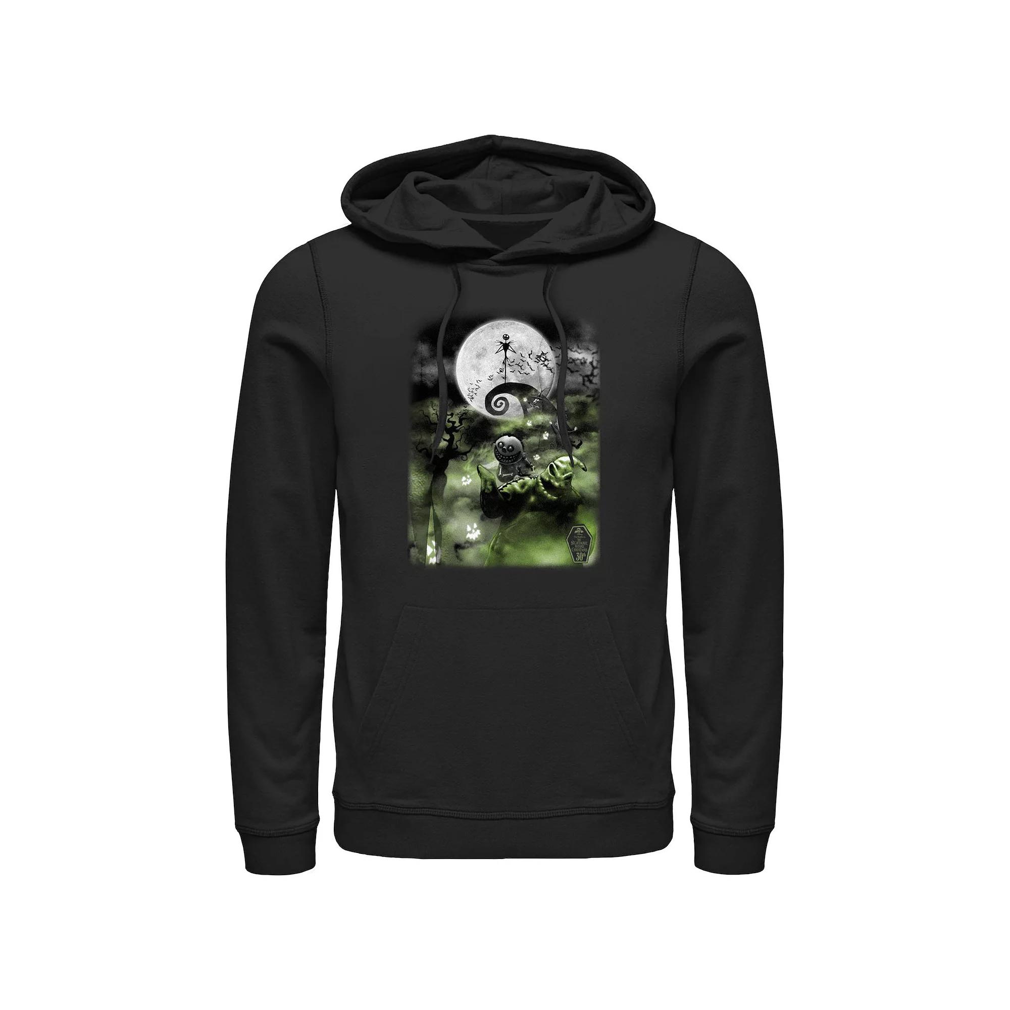 Disney's The Nightmare Before Christmas Scary Night Men's Graphic Hoodie,  Product Image