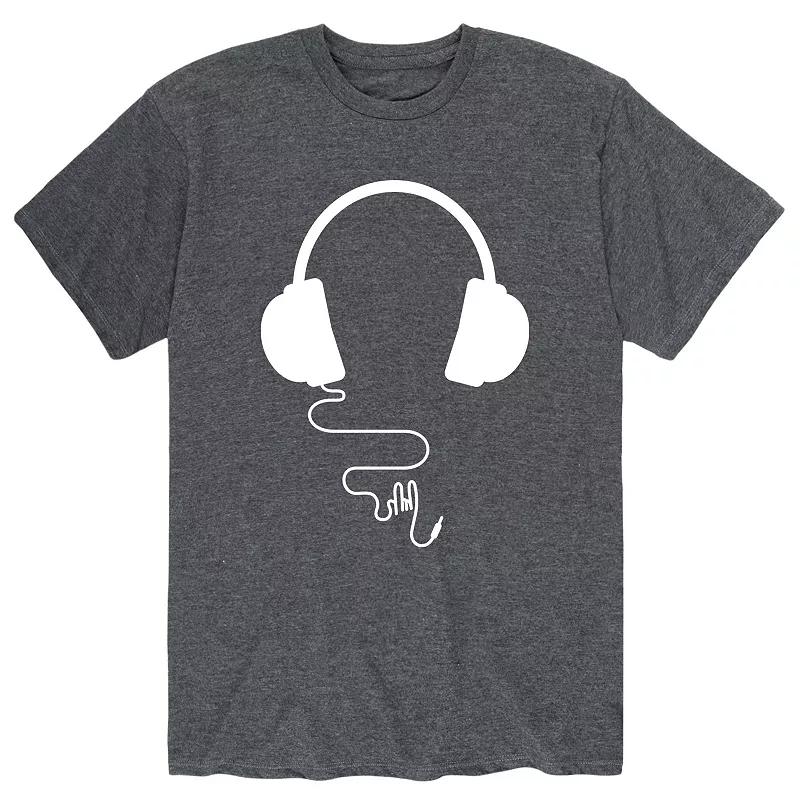 Men's Over Ear Headphones Tee,  Product Image