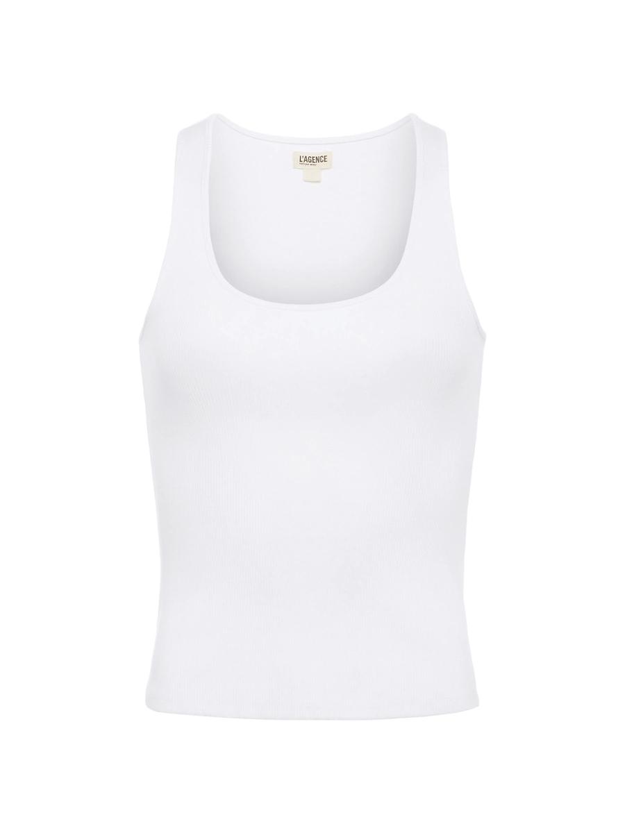 Womens Adira Rib-Knit Tank Product Image