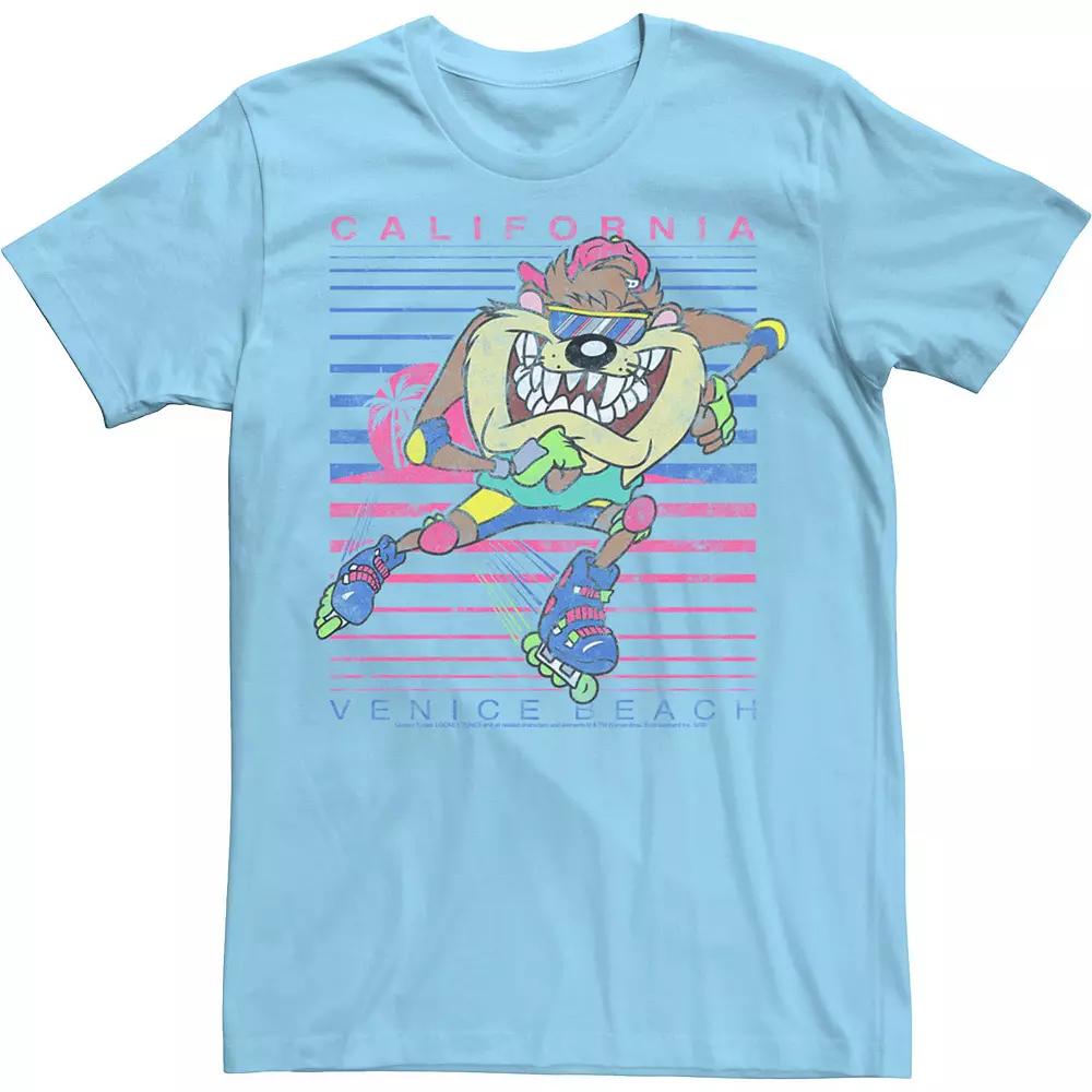 Men's Looney Tunes Taz Venice Beach California Portrait Tee,  Product Image