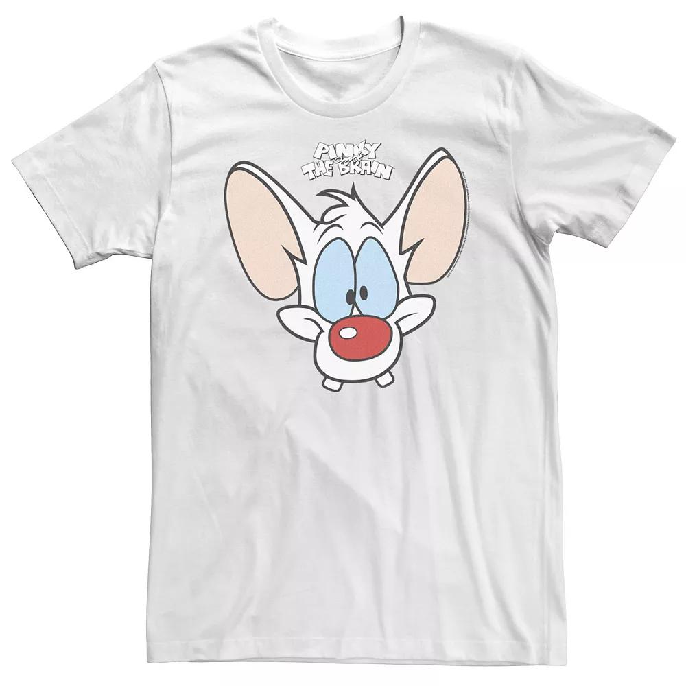 Big & Tall Pinky And The Brain Pinky Big Face Tee, Men's,  Product Image