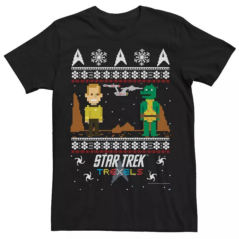 Men's Star Trek Trexels Ugly Christmas Sweater Tee,  Product Image