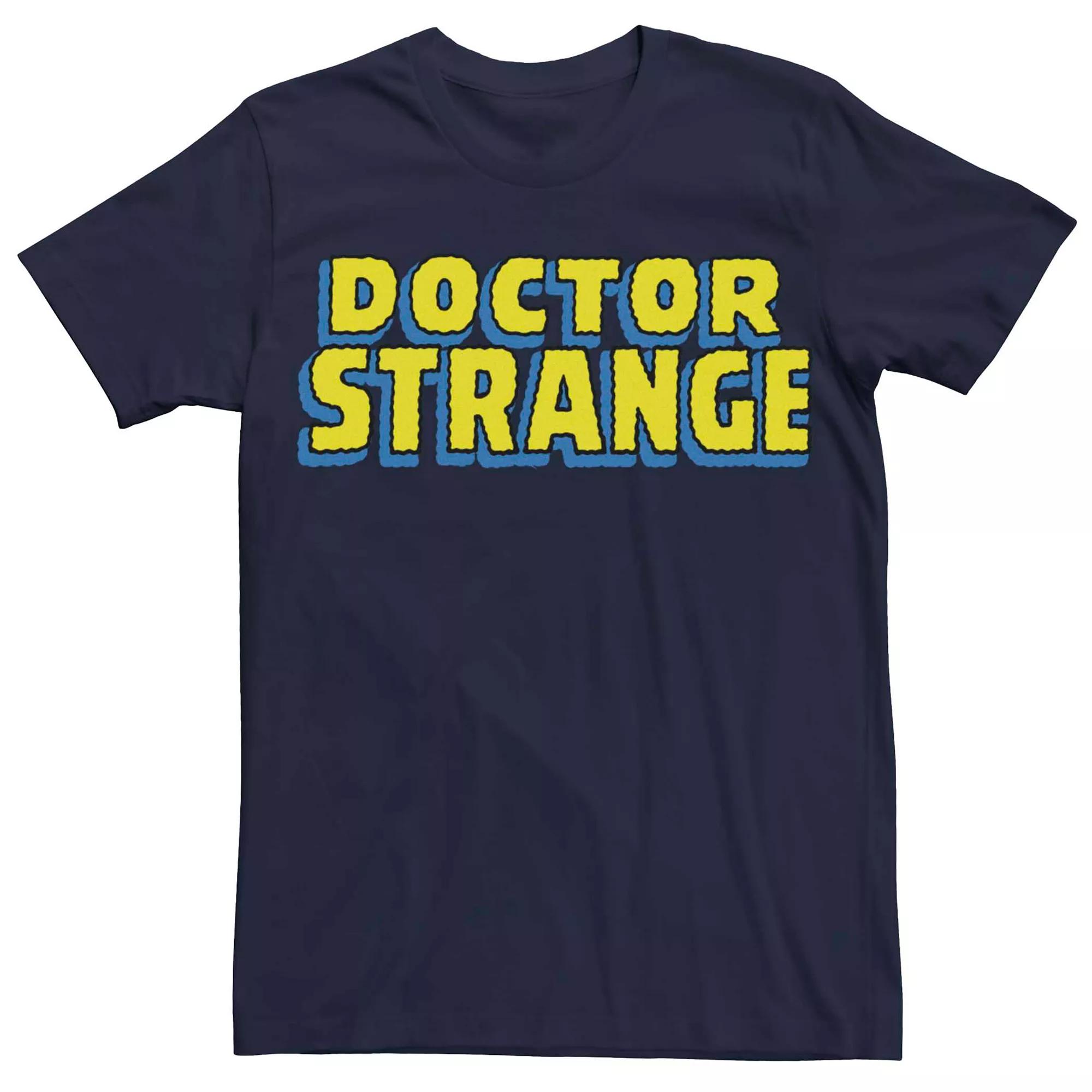 Men's Marvel Doctor Strange Cloud Name Text Tee,  Product Image