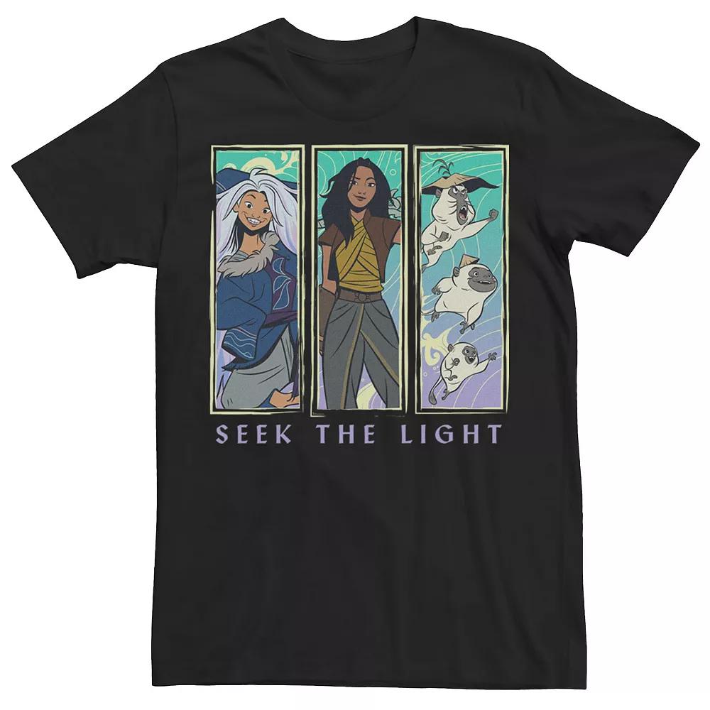Big & Tall Disney Raya And The Last Dragon Seek The Light Panels Tee, Men's,  Product Image