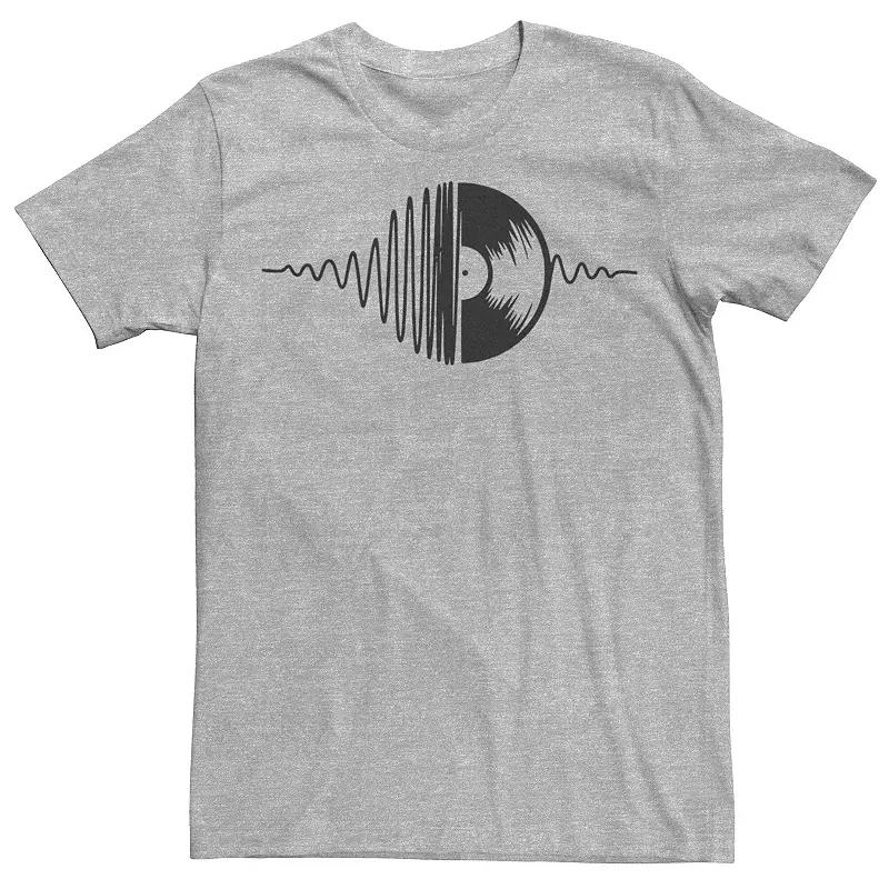 Men's Music Vinyl Record Soundwave Graphic Tee,  Product Image