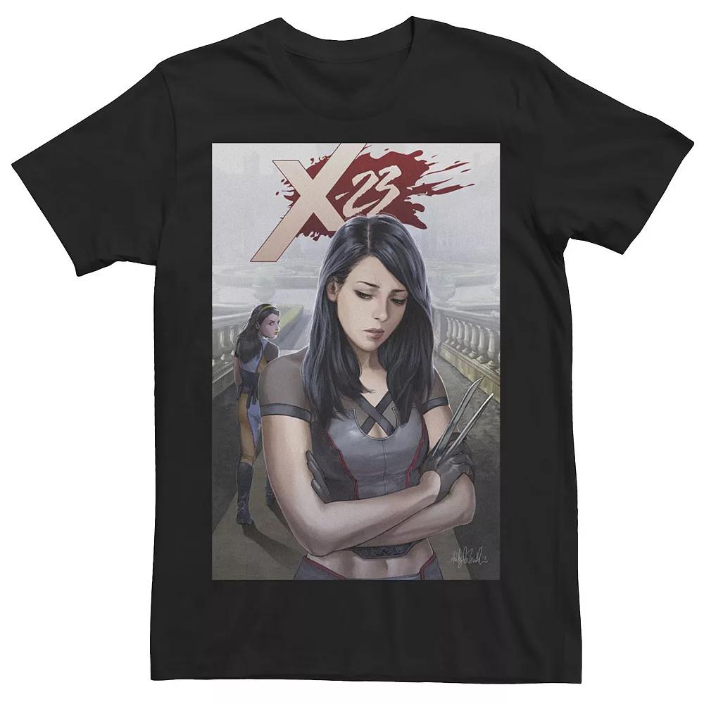 Men's Marvel X-23 Versus Honey Badger Comic Book Cover Graphic Tee,  Product Image