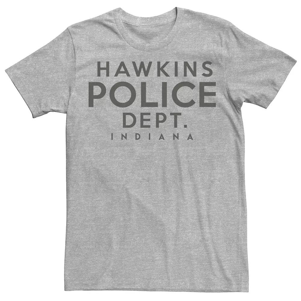 Men's Netflix Stranger Things Hawkins Police Dept. Indiana Tee,  Product Image