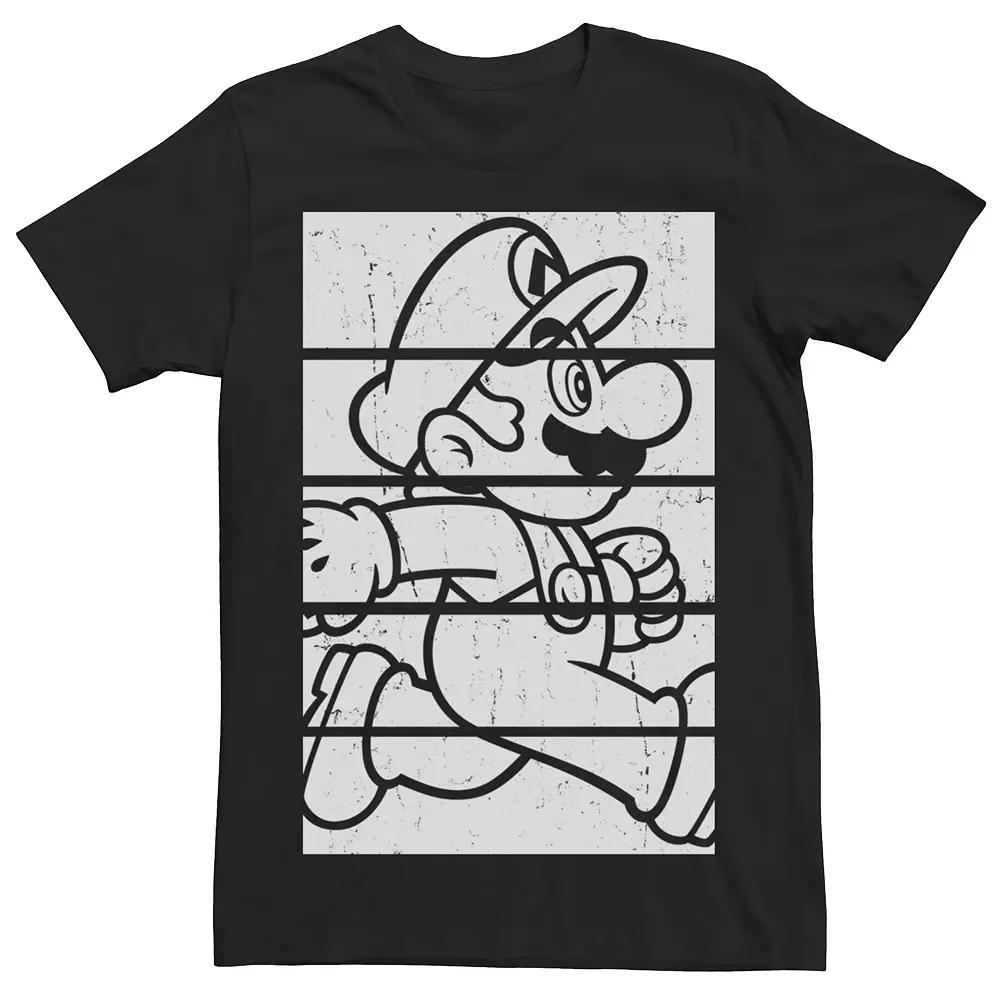 Men's Super Mario Side Run Panels Tee,  Product Image