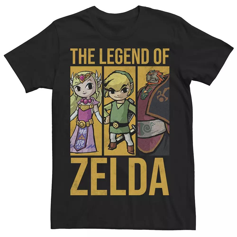 Men's Nintendo Zelda Trio Panels Tee,  Product Image