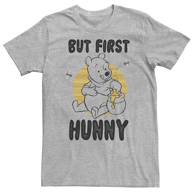 Big & Tall Disney Winnie The Pooh "But First Hunny" Honey Tee, Men's,  Product Image