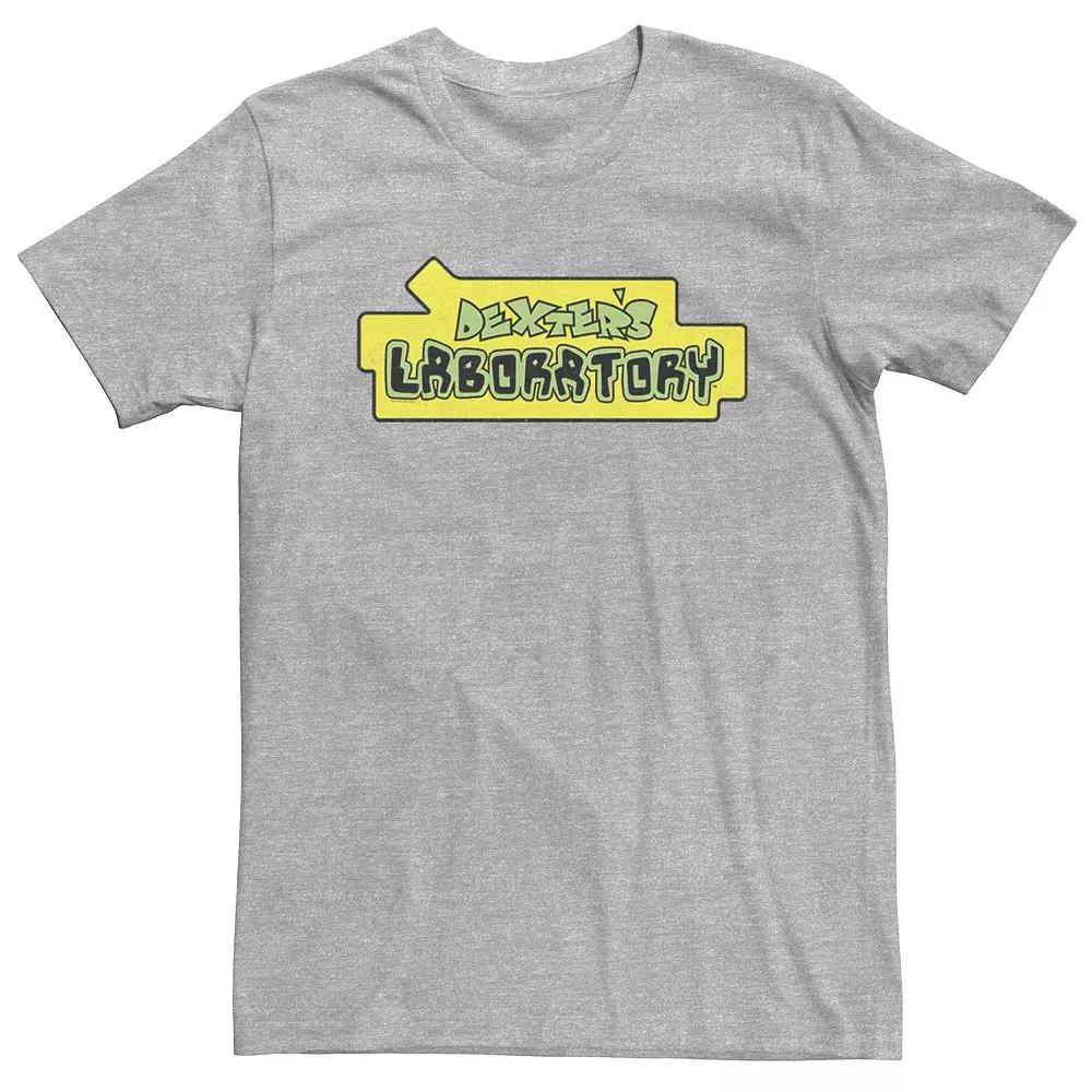 Big & Tall Dexter's Laboratory Original Logo Tee, Men's, Size: 3XL, Athletic Grey Product Image