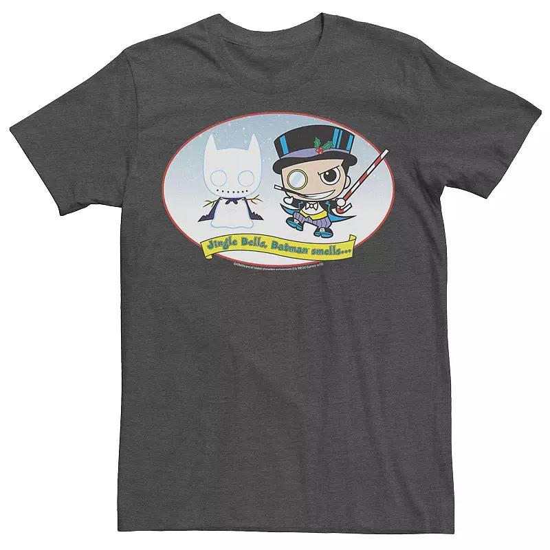 Men's DC Comics The Penguin Jingle Bells Batman Smells Christmas Tee,  Product Image