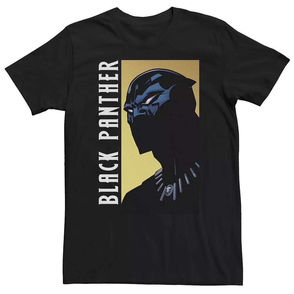 Big & Tall Marvel Black Panther Character Profile Intro Tee, Men's,  Product Image