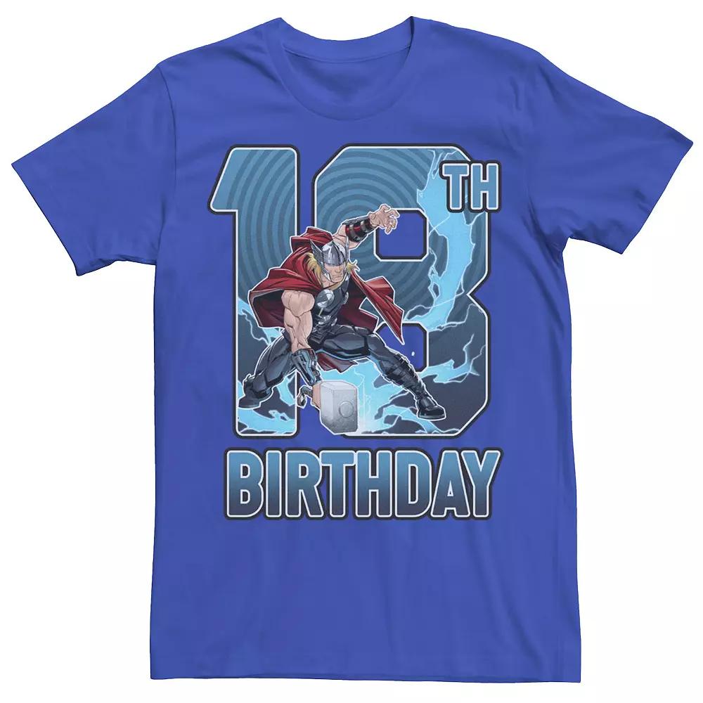 Men's Marvel Thor Hammer 18th Birthday Graphic Tee,  Product Image